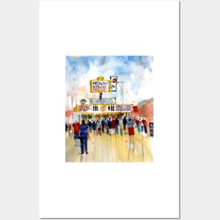 Jersey Shore - Seaside Heights - Watercolor - Boardwalk Posters and Art